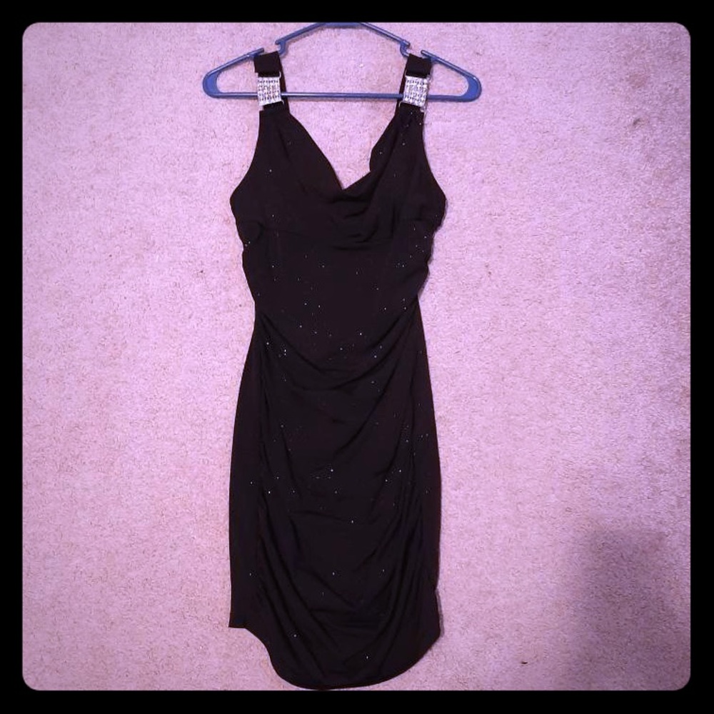 Black Sparkly Cocktail Dress